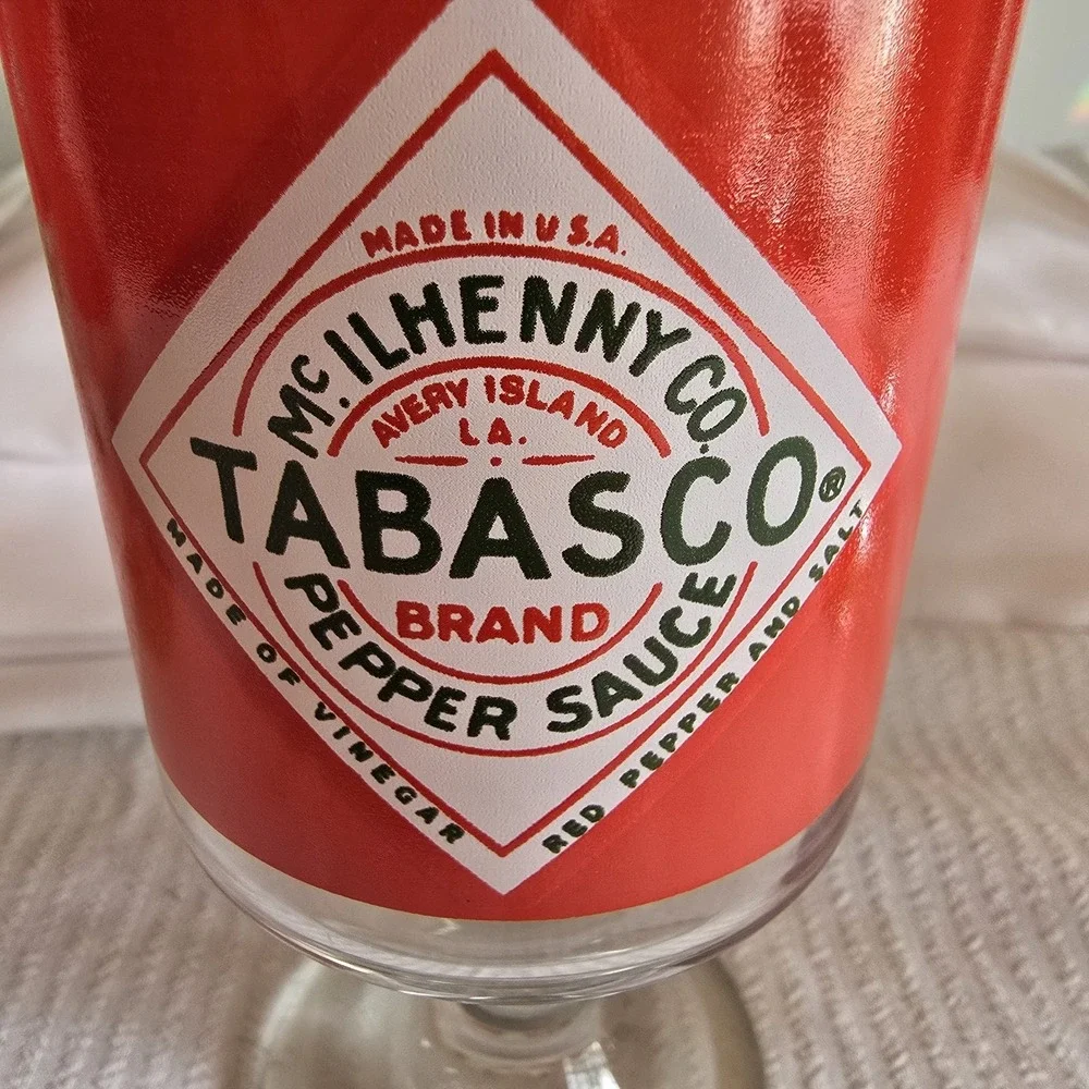 Set of 8 Tabasco Bloody Mary Stem Glases